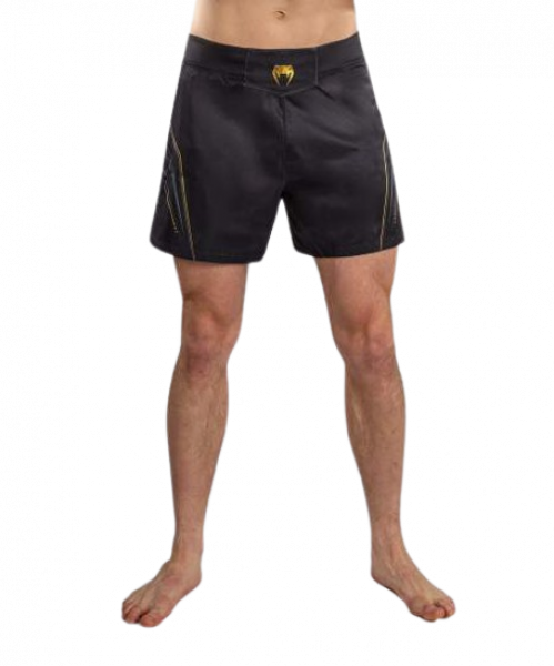 Venum Fight Shorts Streamline black/gold